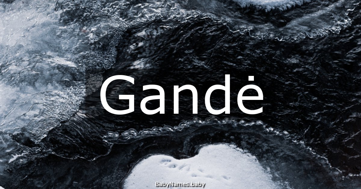 Gandė