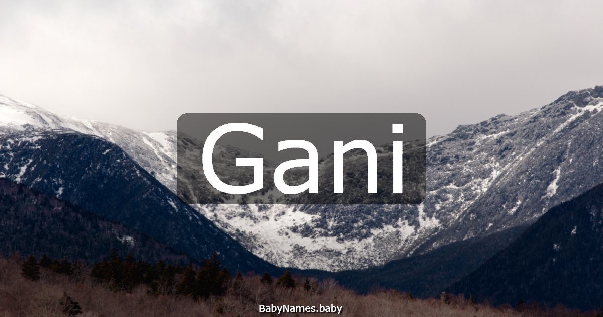 Gani