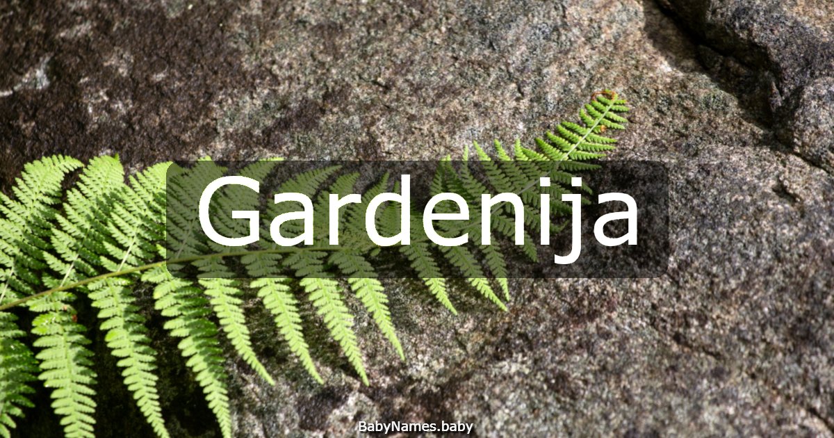 Gardenija