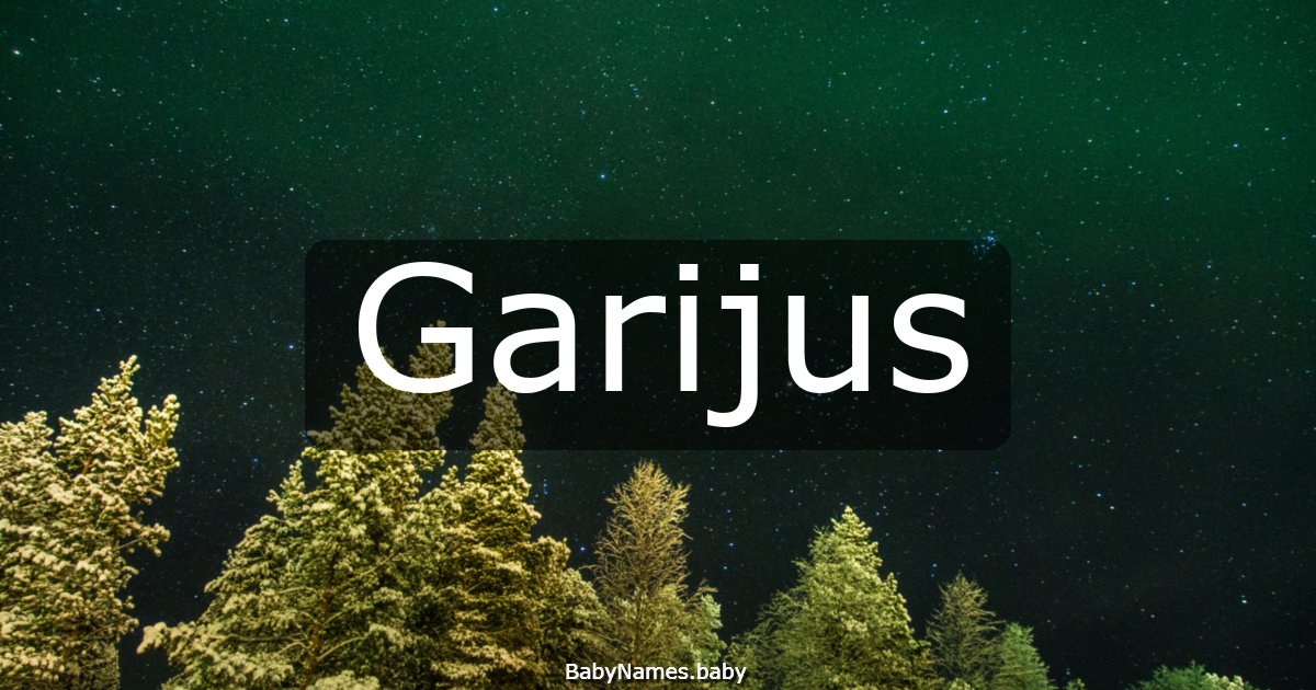Garijus