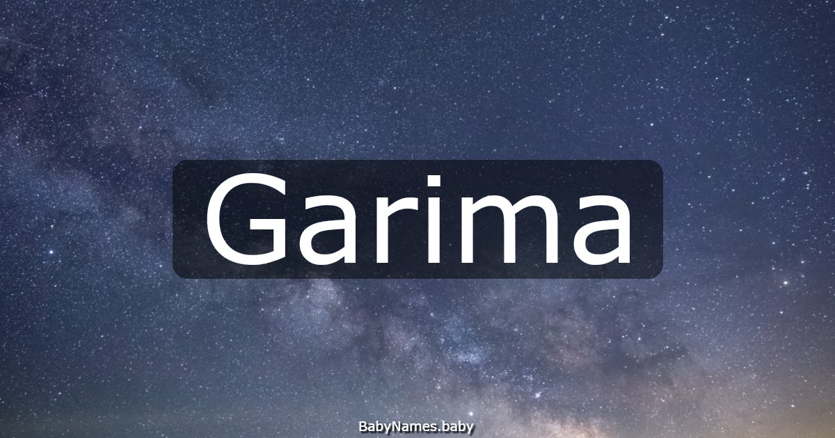 Garima