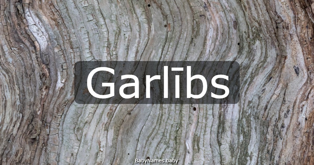 Garlībs