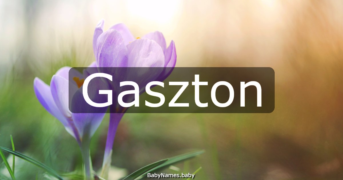 Gaszton