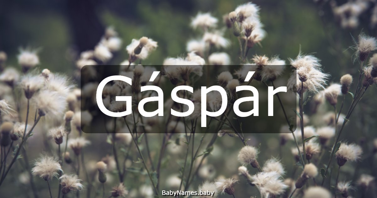 Gáspár