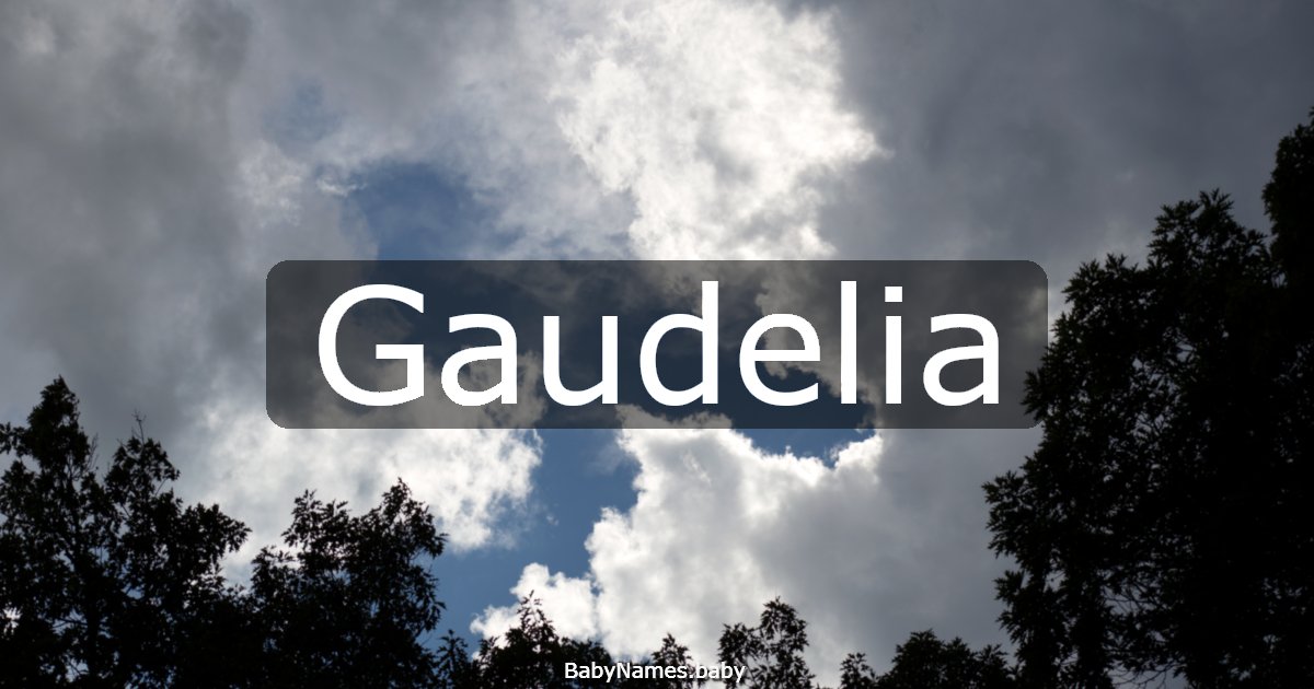 Gaudelia