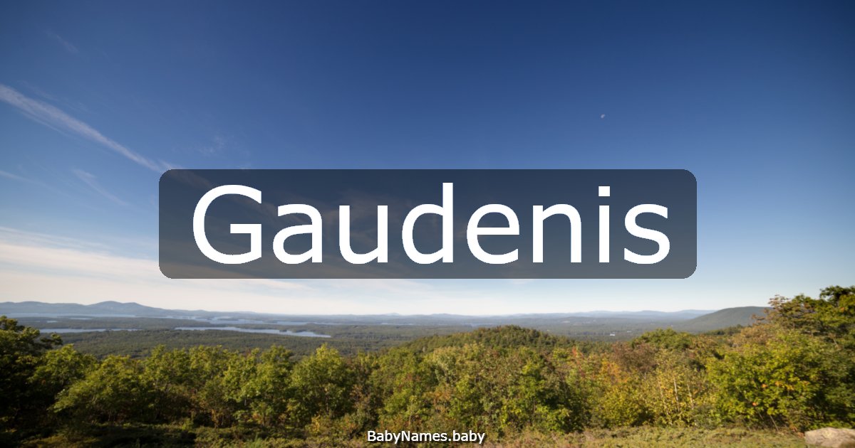 Gaudenis