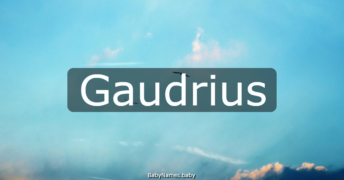 Gaudrius