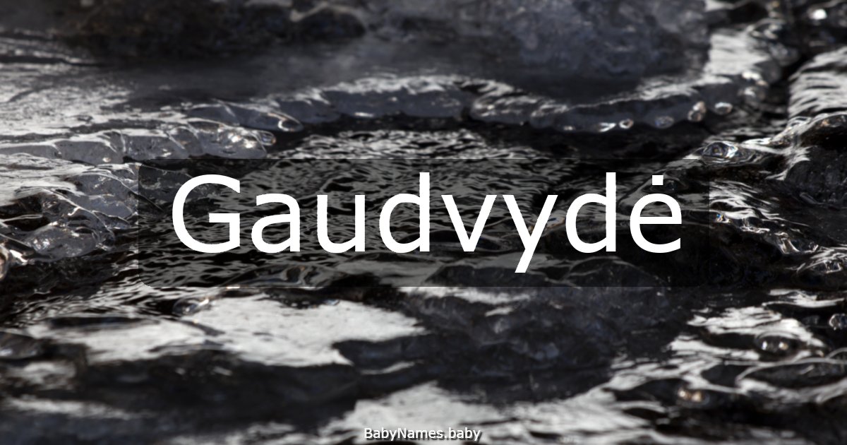 Gaudvydė