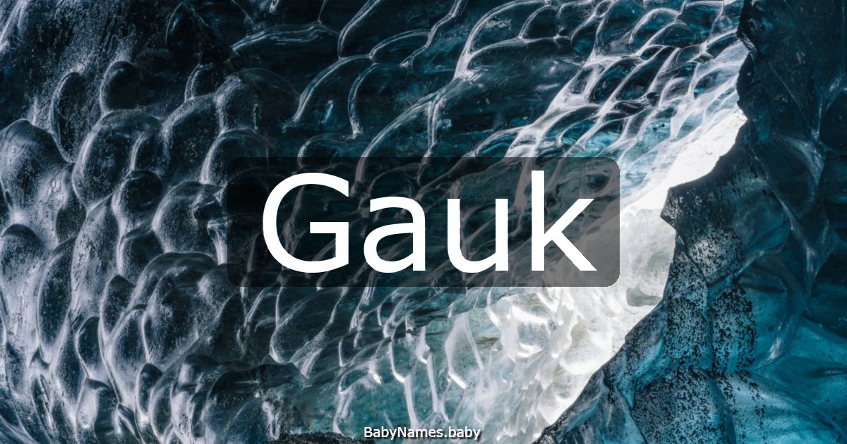 Gauk