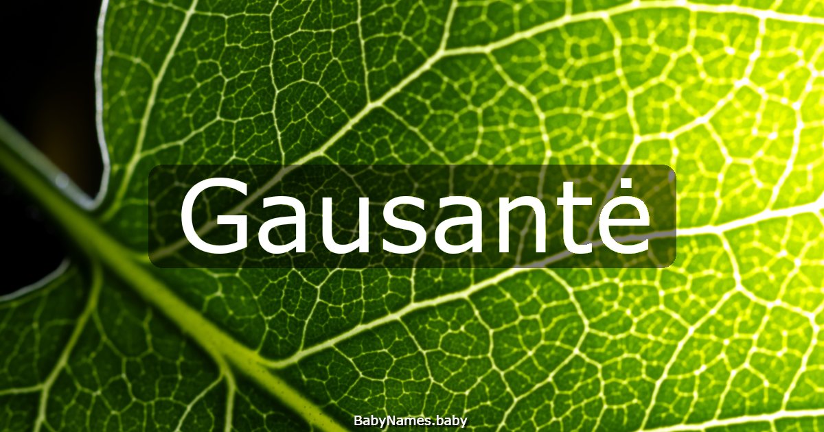 Gausantė