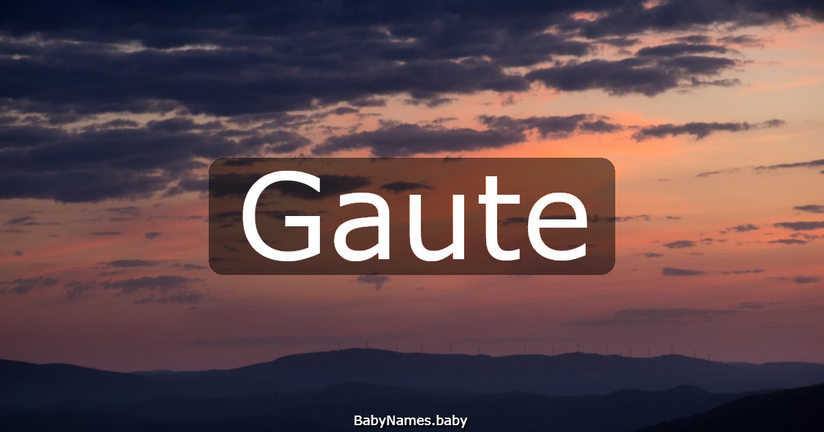 Gaute