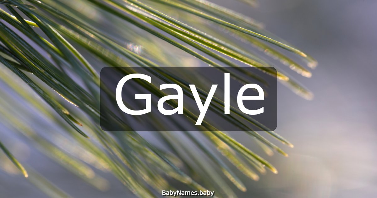 Gayle