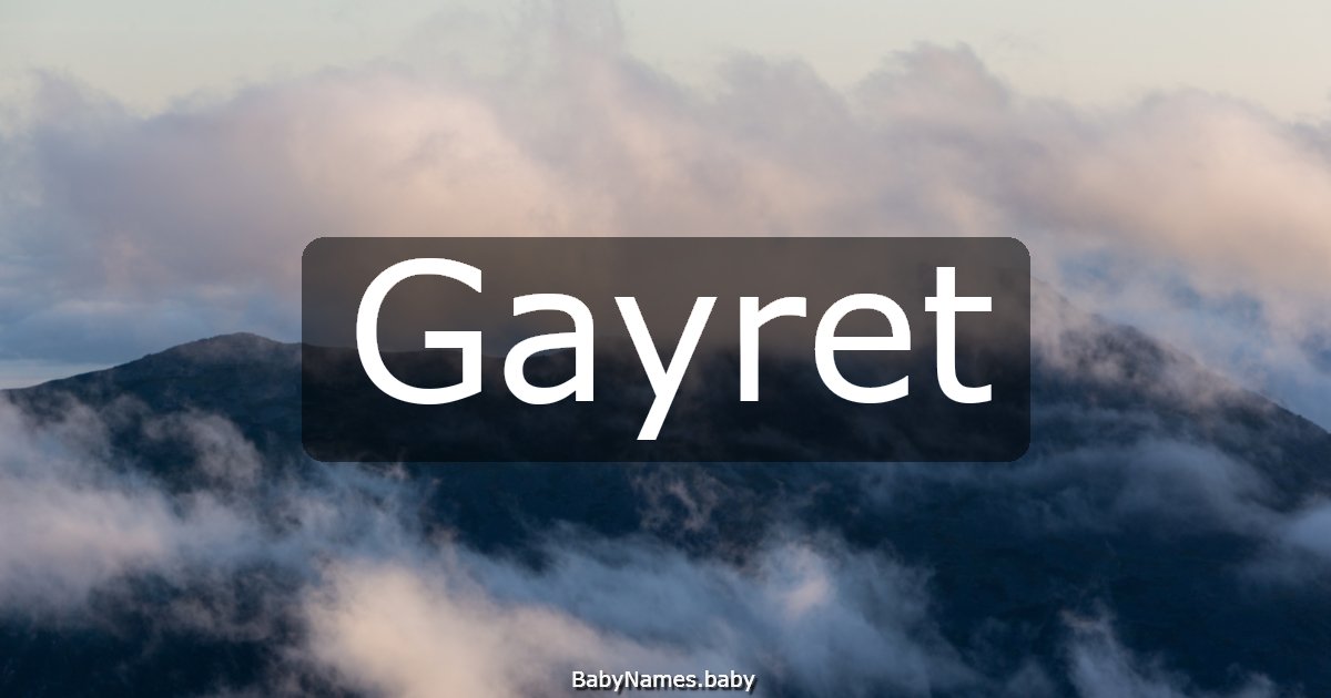 Gayret
