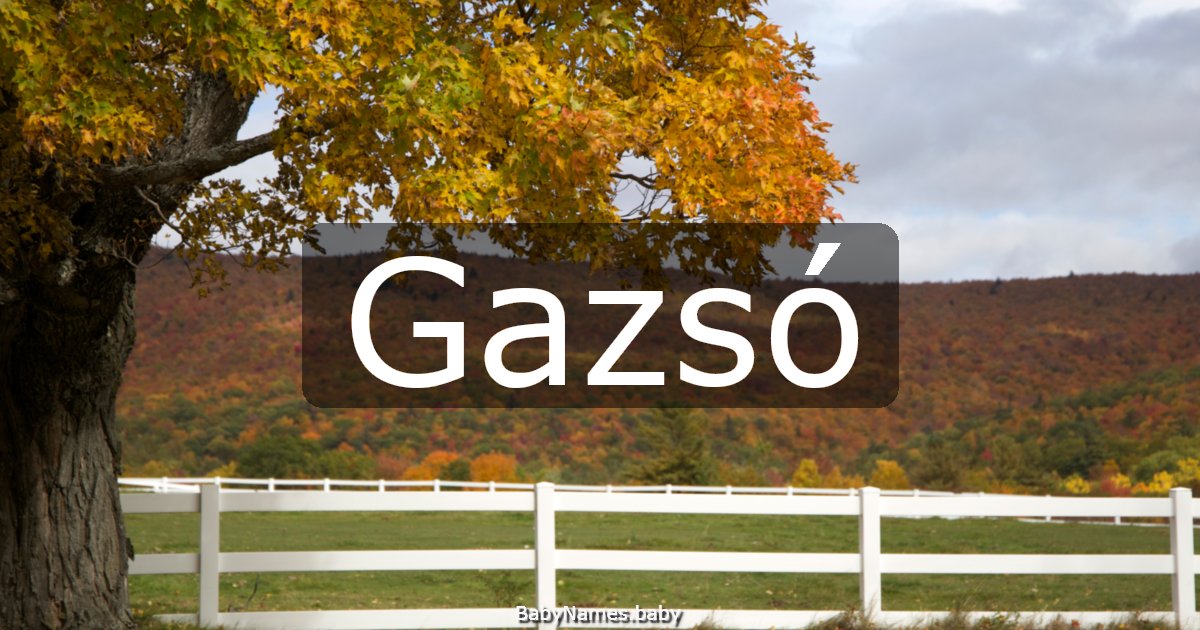 Gazsó