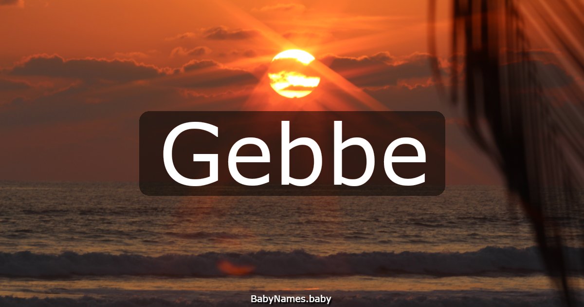 Gebbe