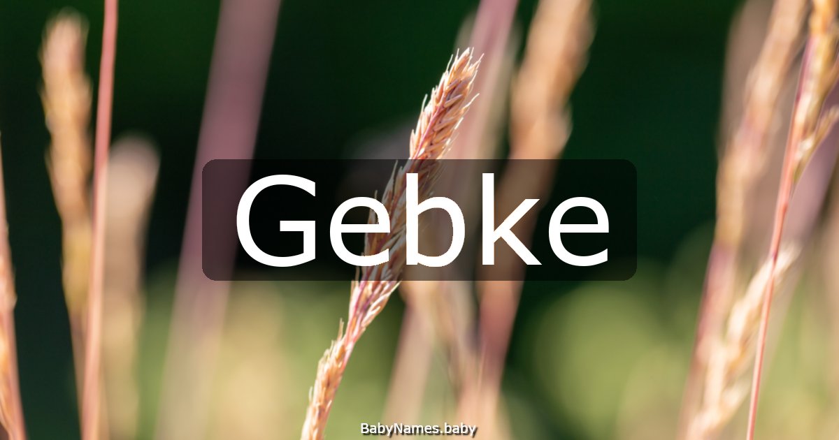 Gebke