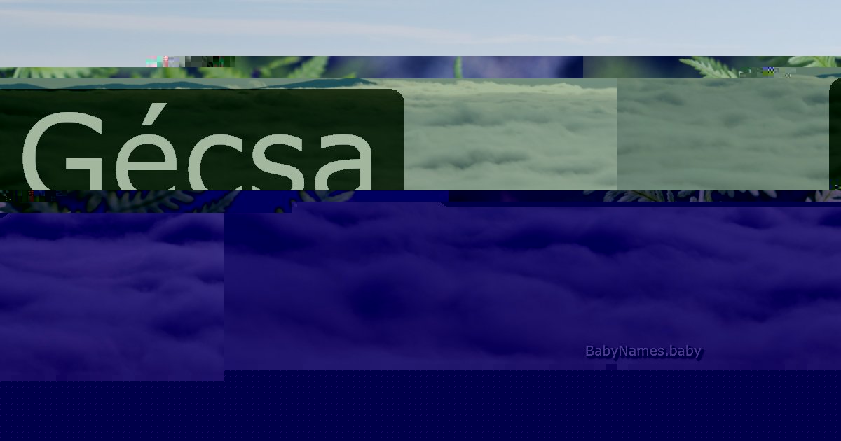 Gécsa
