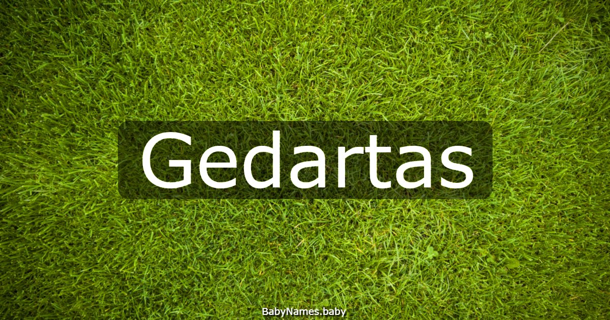 Gedartas