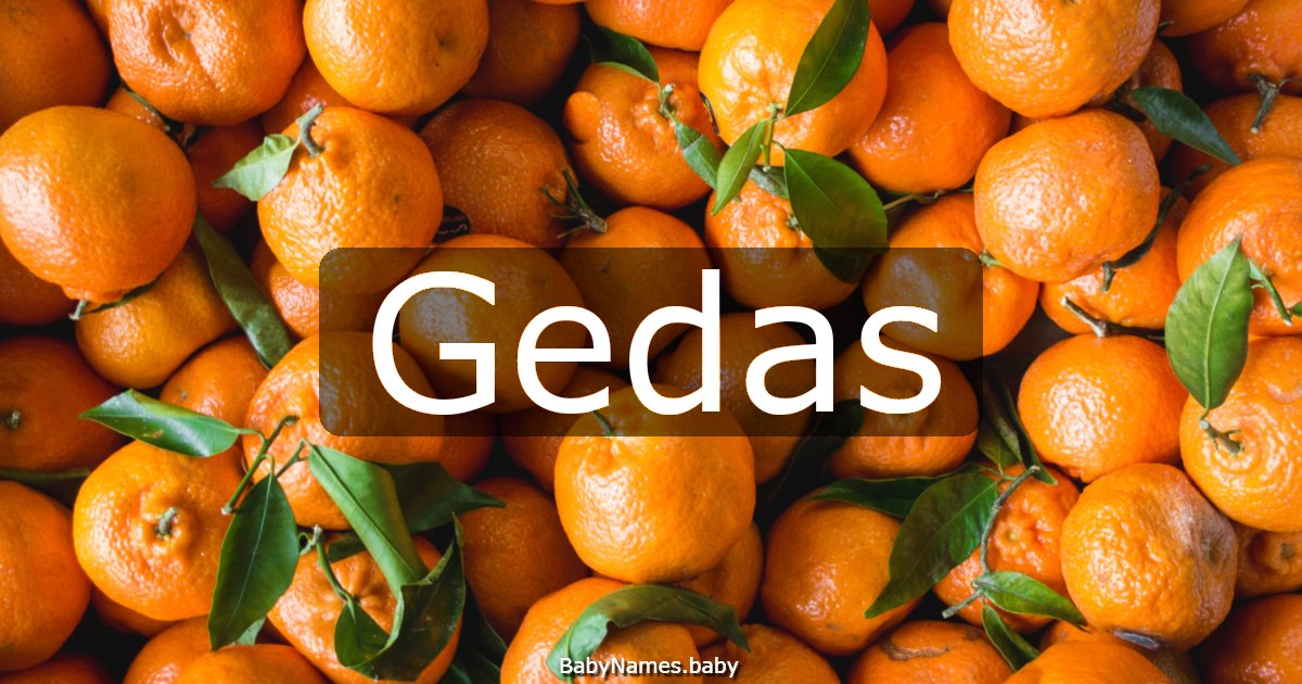 Gedas