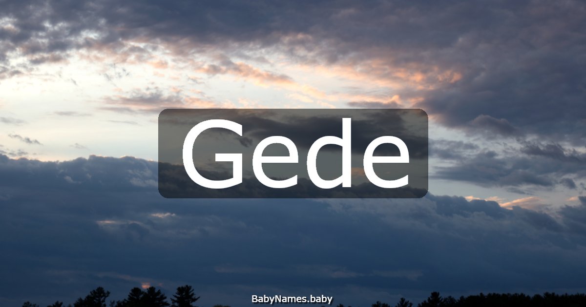 Gede