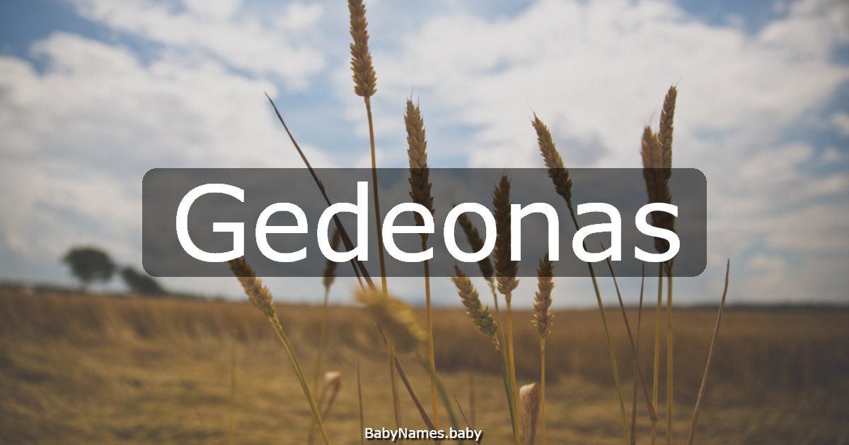 Gedeonas