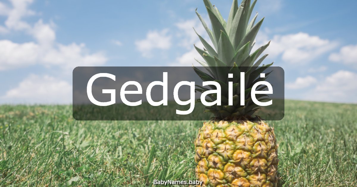 Gedgailė