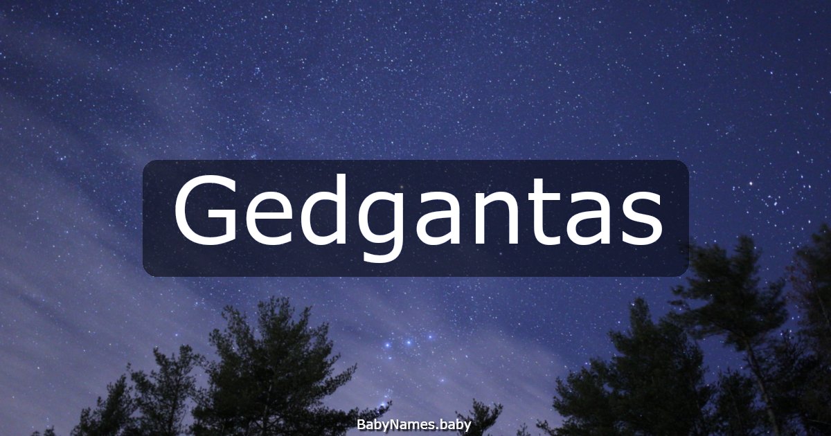 Gedgantas