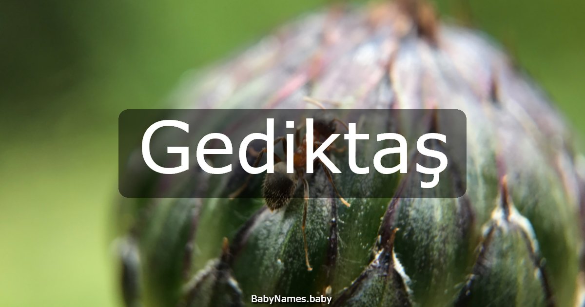 Gediktaş