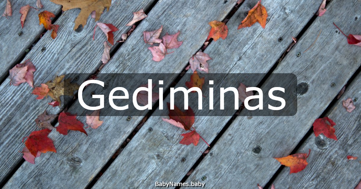 Gediminas