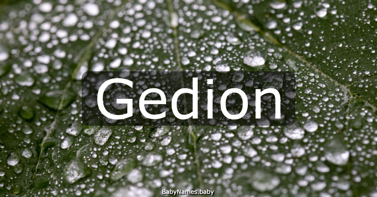 Gedion