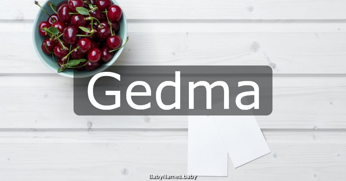Gedma
