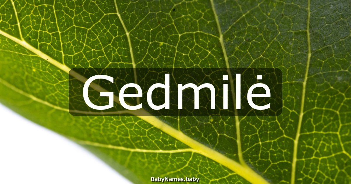 Gedmilė