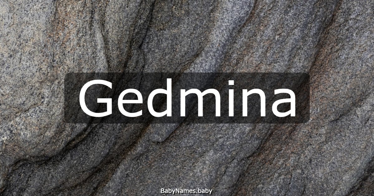 Gedmina