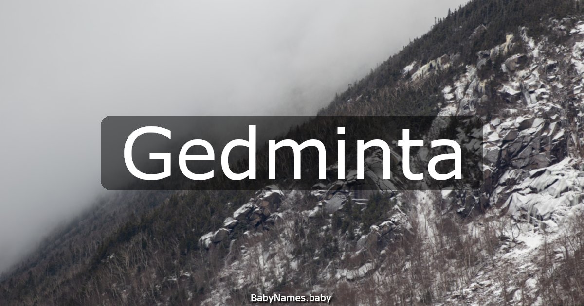 Gedminta