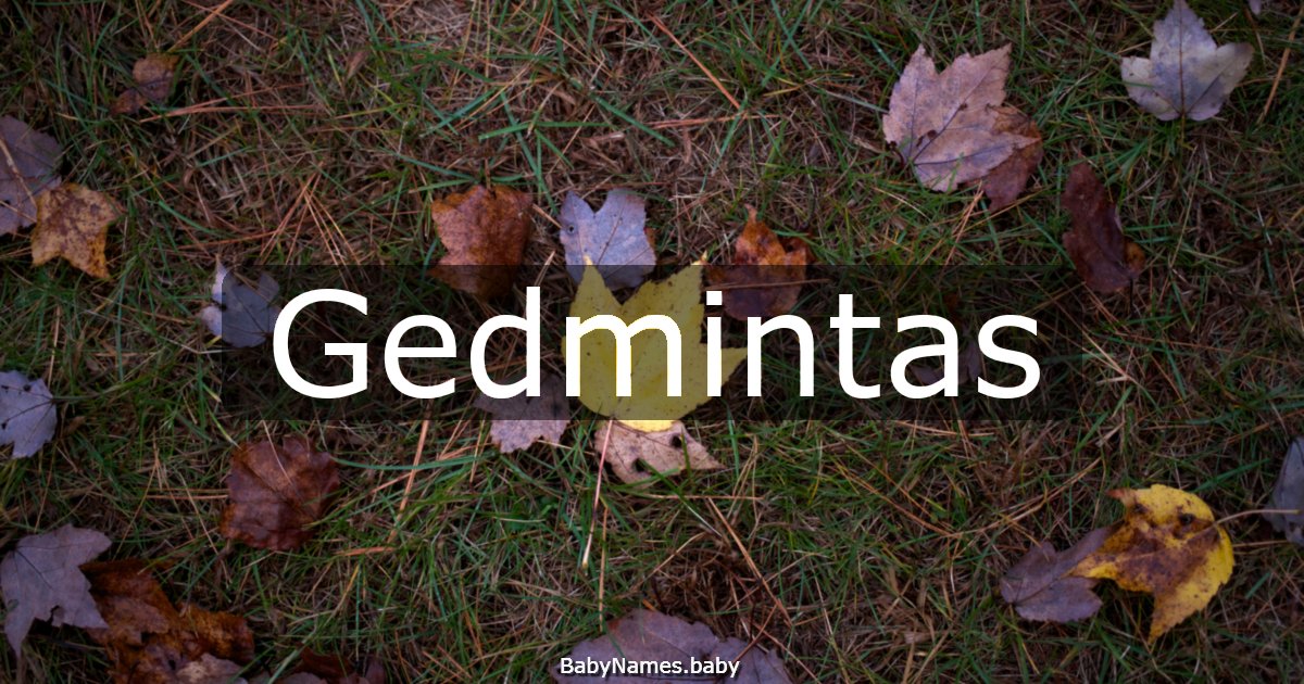 Gedmintas