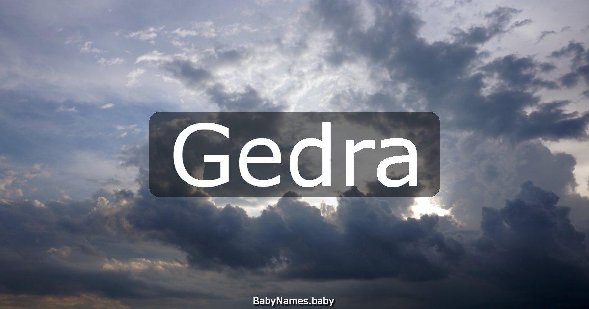 Gedra