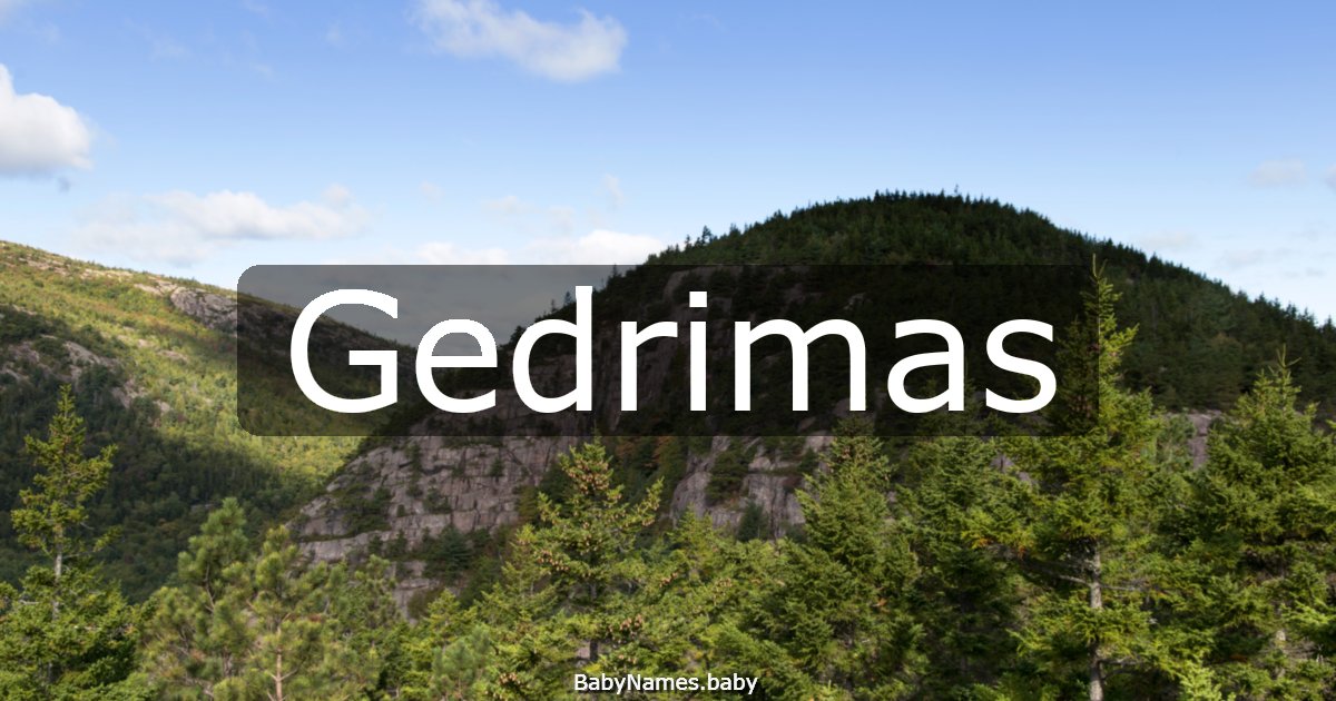Gedrimas