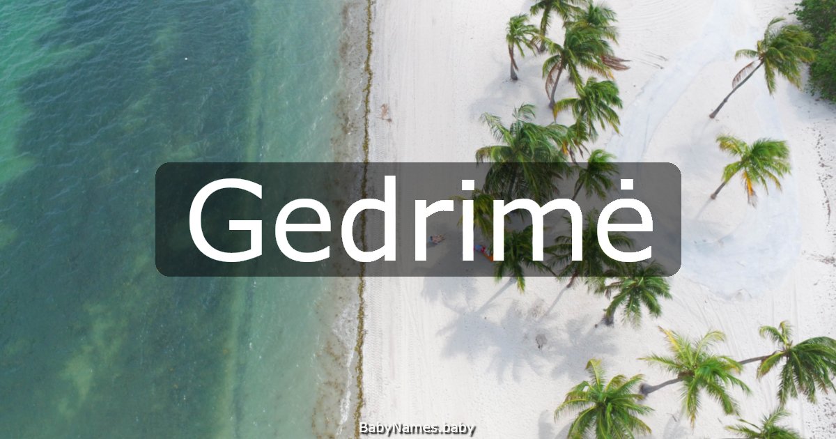 Gedrimė
