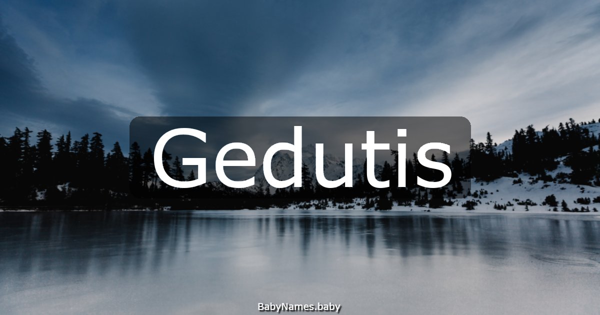 Gedutis