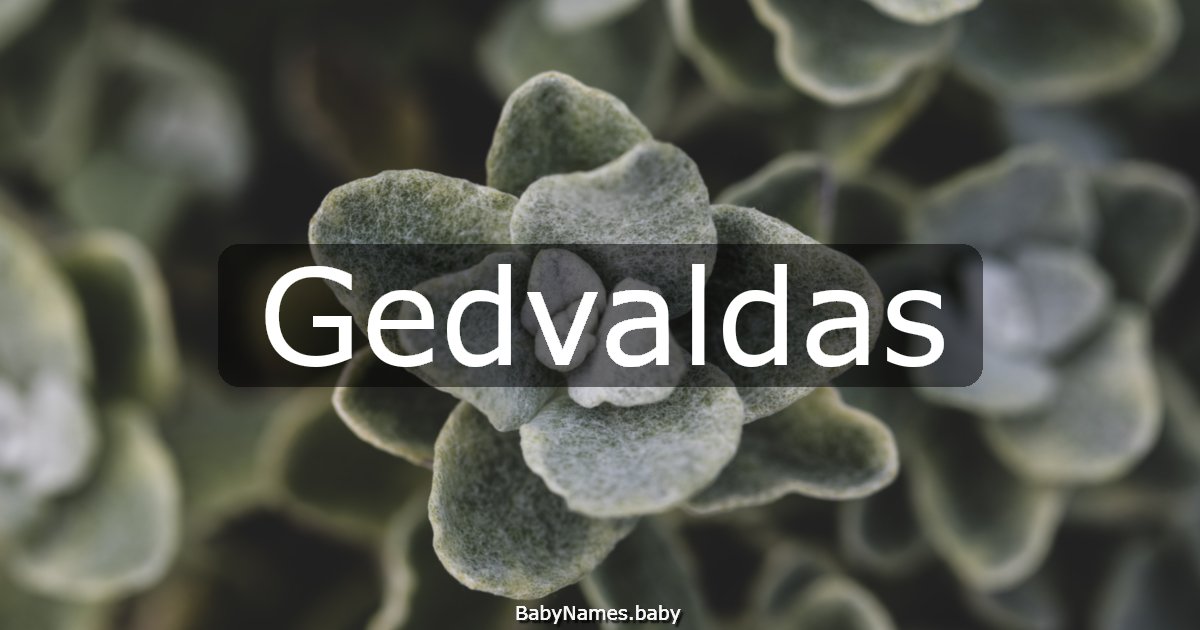 Gedvaldas