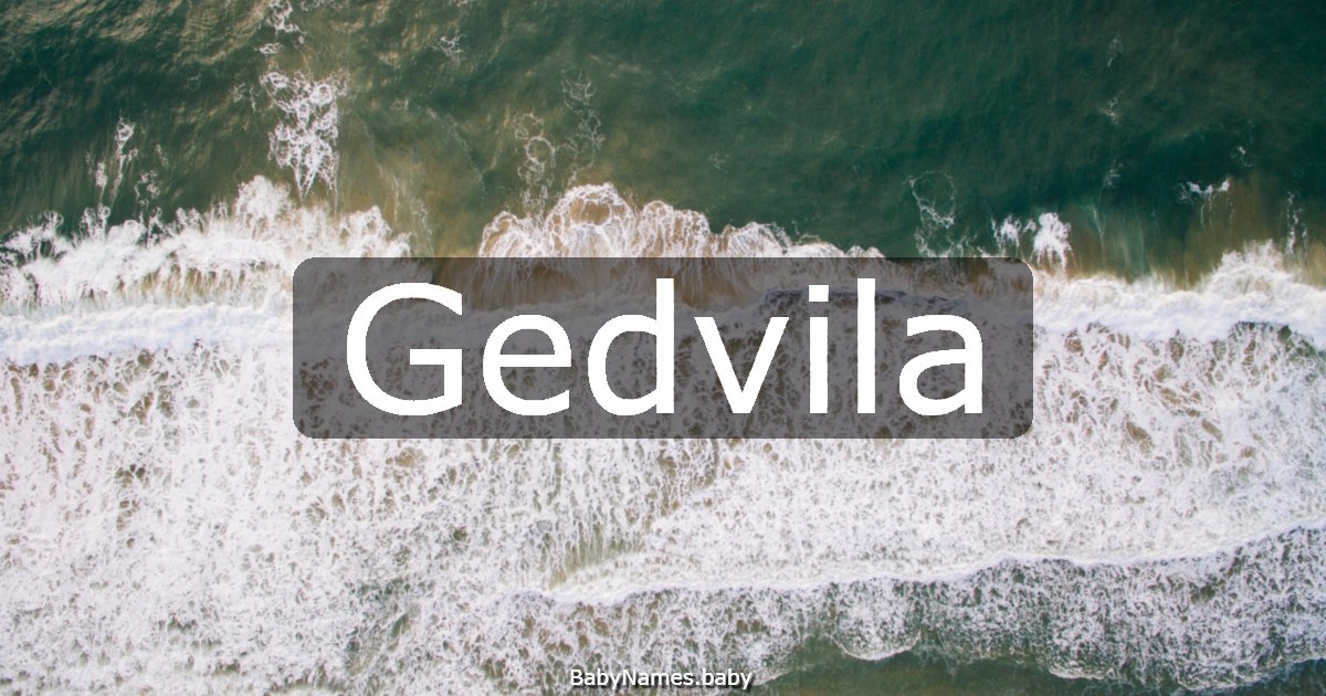 Gedvila