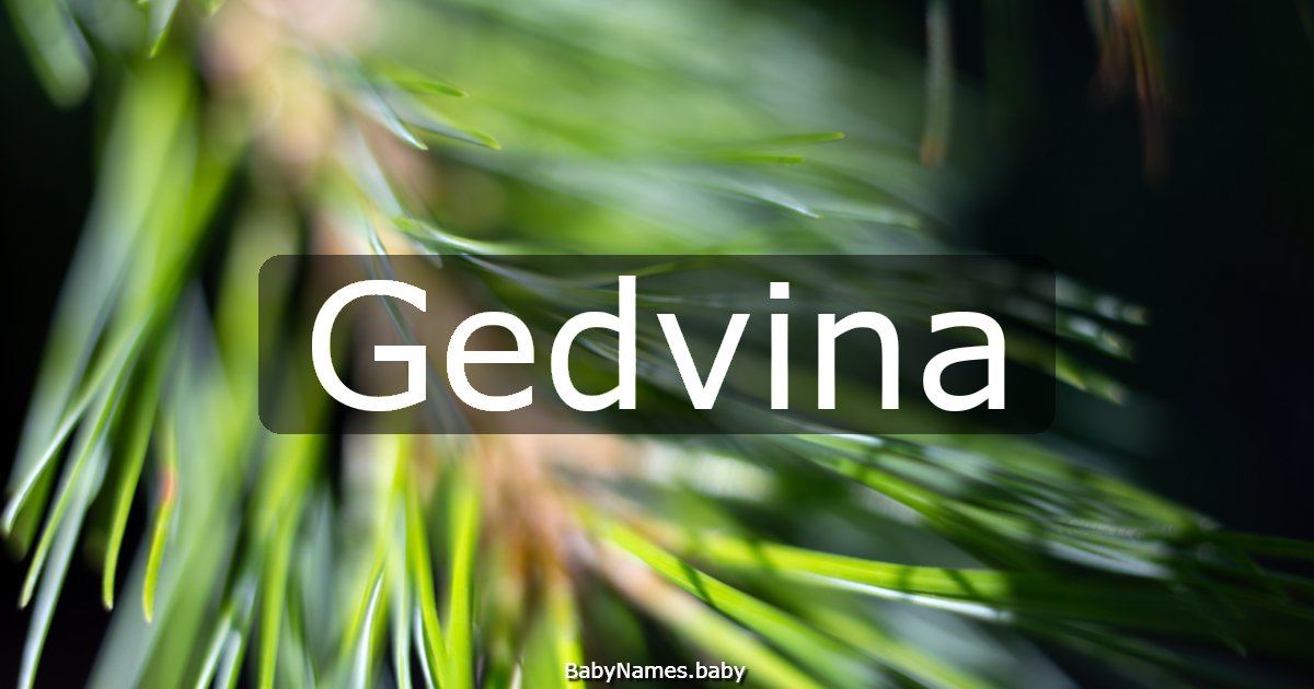 Gedvina