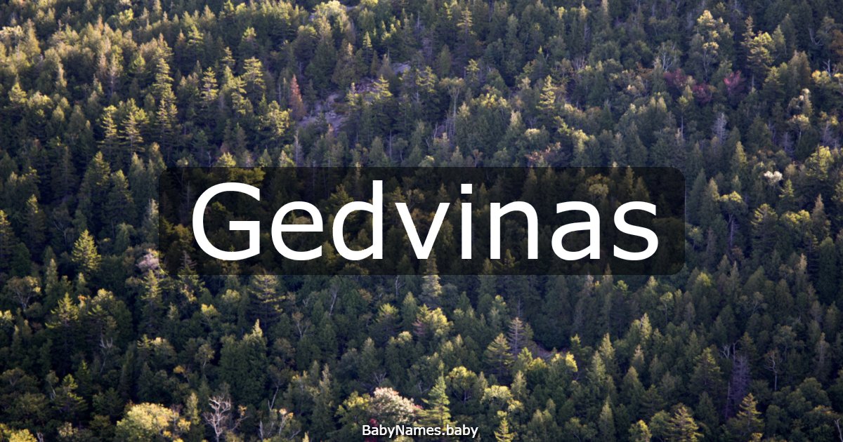Gedvinas