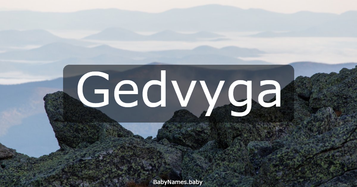Gedvyga