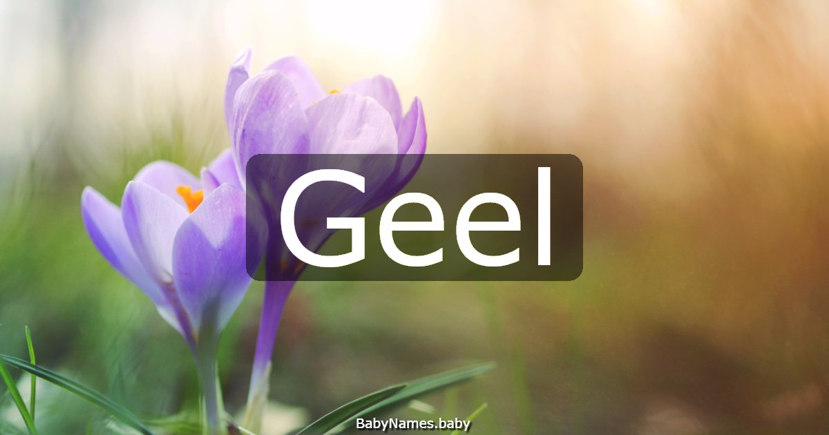 Geel