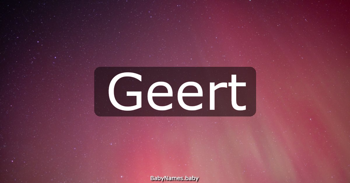 Geert