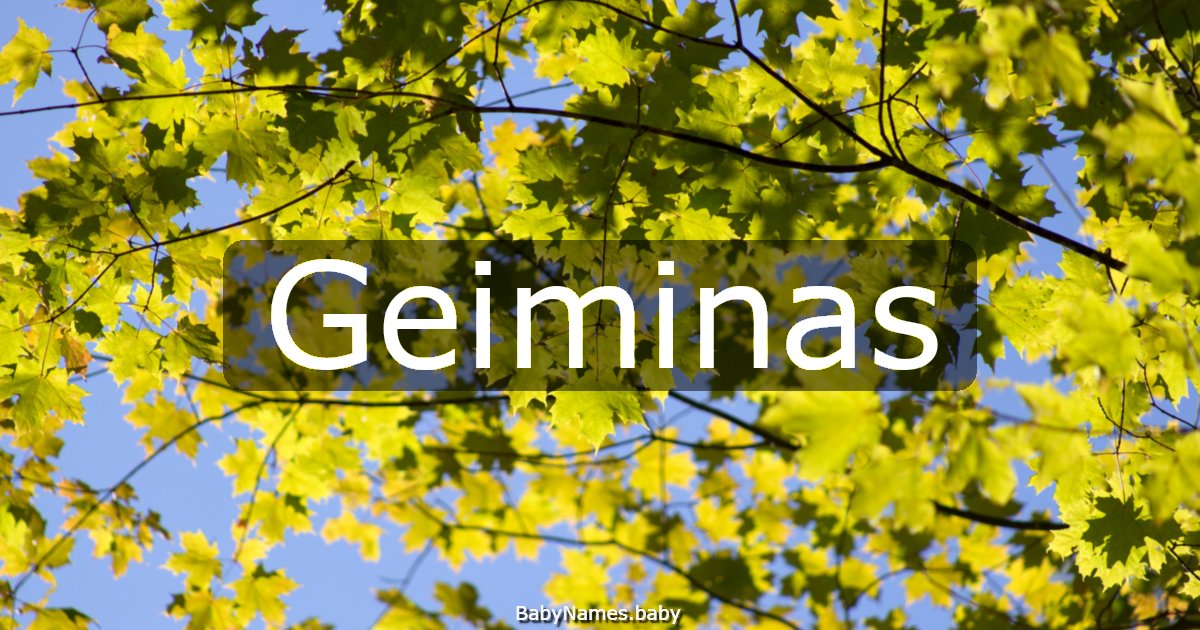 Geiminas
