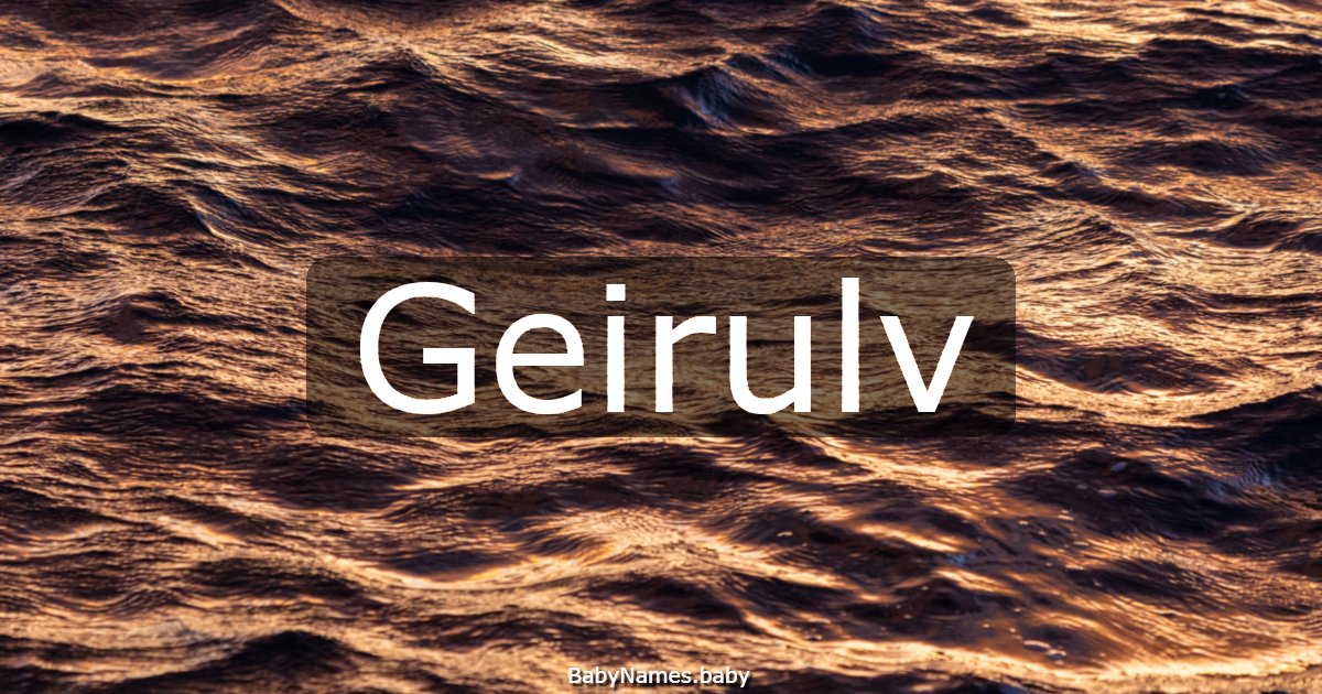 Geirulv