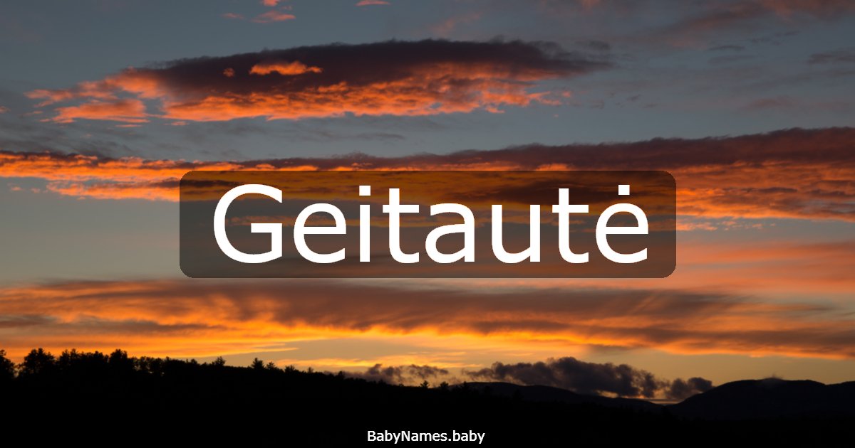 Geitautė