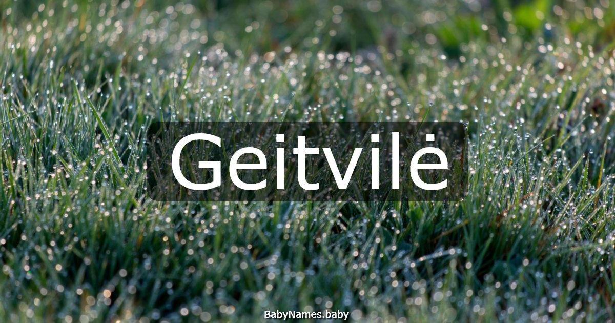 Geitvilė